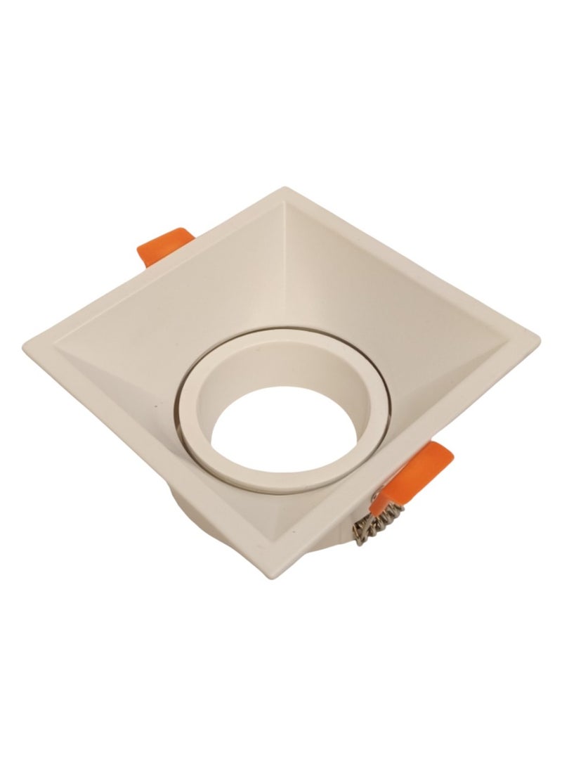 ميجامان Spot Light Frame Square GU10 MQTL1126 F80 AL - White - Image 2